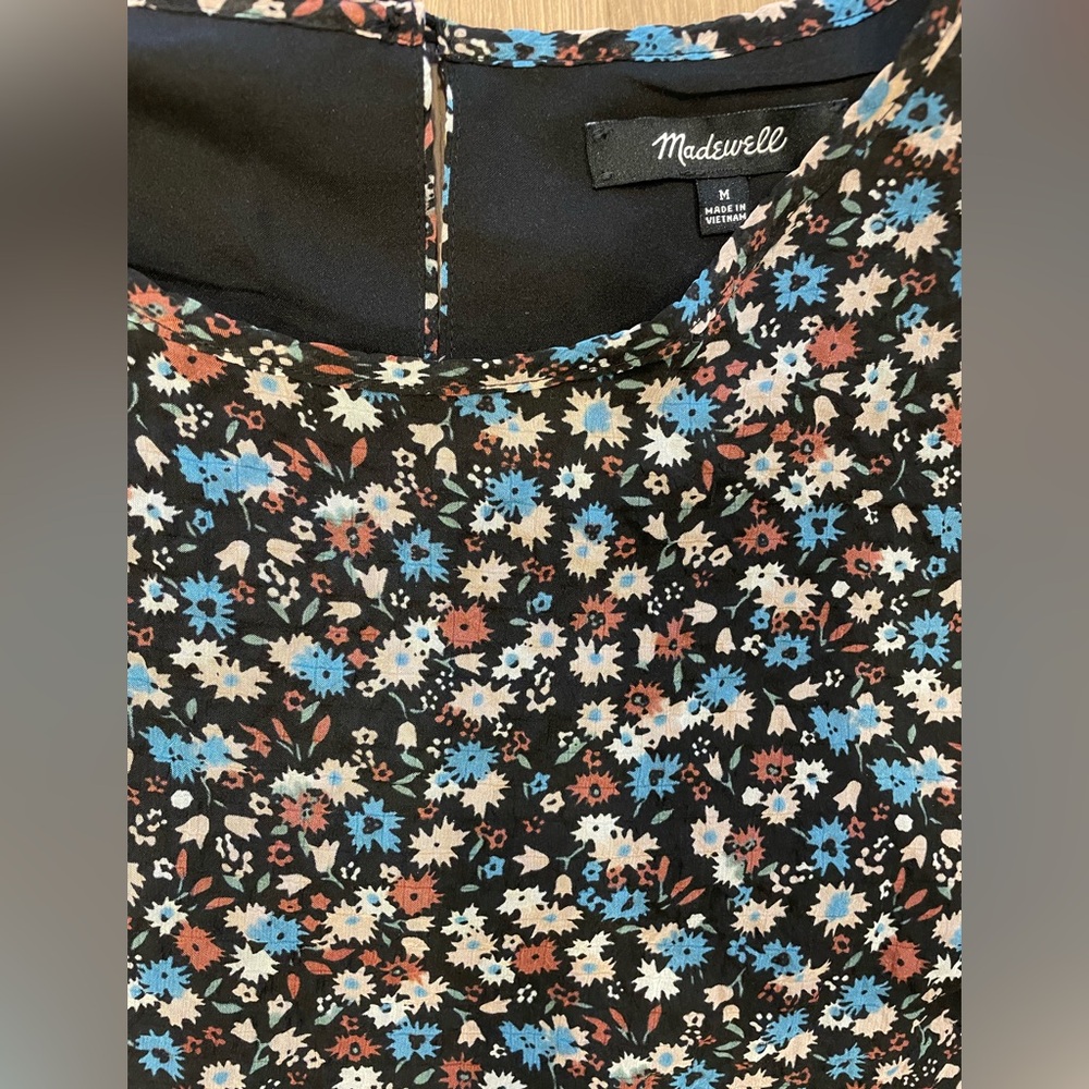 Madewell floral dress sz M